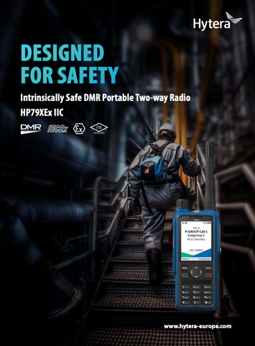 Intrinsically Safe Professional DMR and Analogue Radio