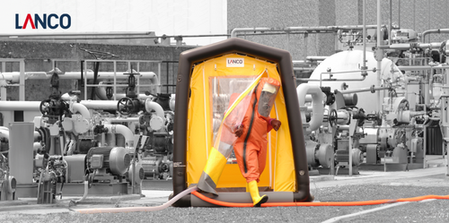 Decontamination showers