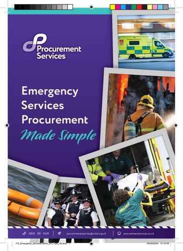 Procurement Services Emergency Services Show Leaflet