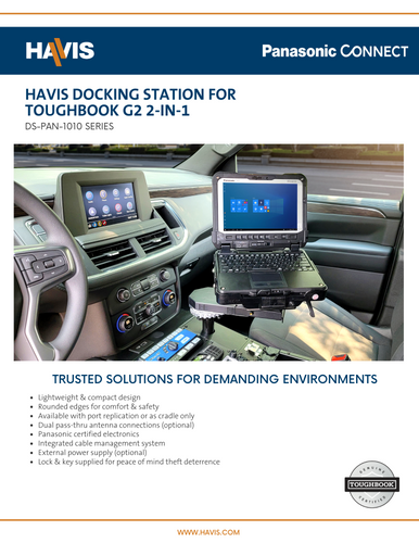 Havis Docking Station for Panasonic Toughbook G2 2-in-1