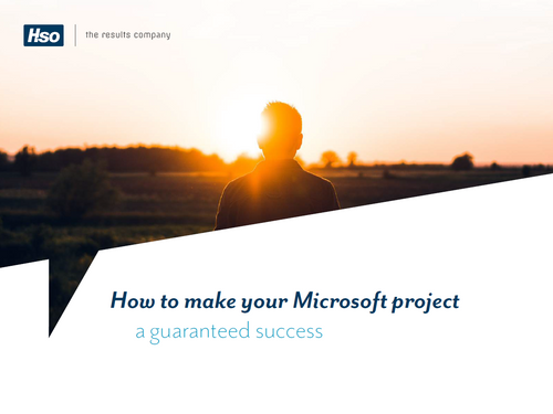 How to make your Microsoft project a guaranteed success