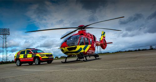 Thames Valley Air Ambulance protected by Pacific R6C Helmet
