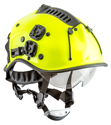 Ambulance and Paramedic teams are protected from personal injury with Pacific Helmets