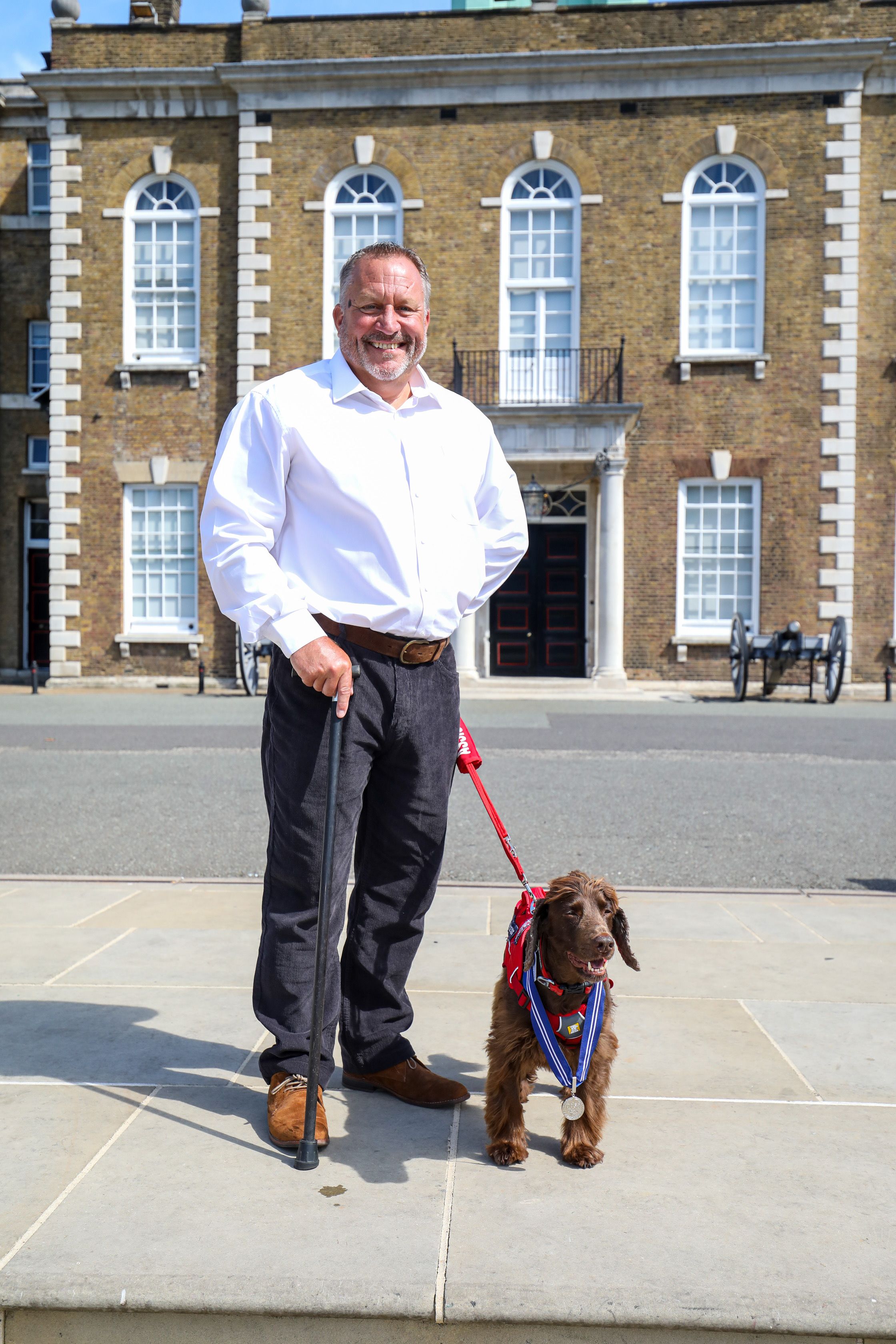 PTSD Assistance dog Jerry Awarded PDSA Order Of Merit