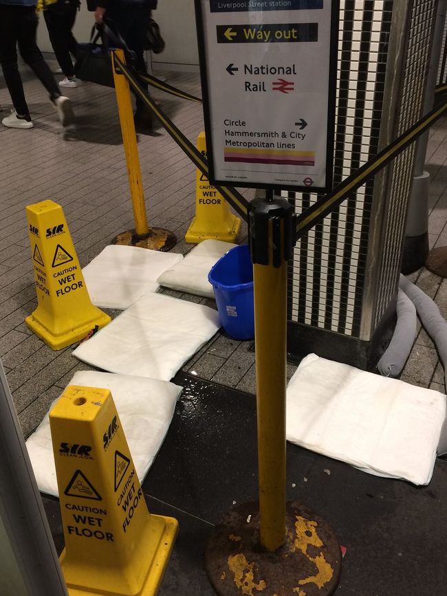 London Underground uses FloodSax alternative sandbags
