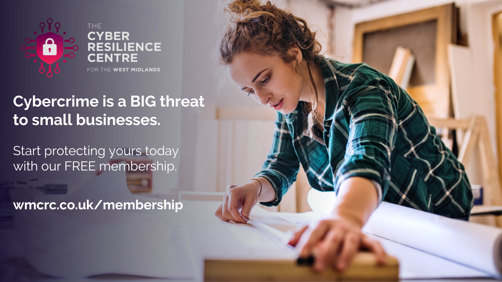How can the WMCRC's free membership protect your business from cyber attacks
