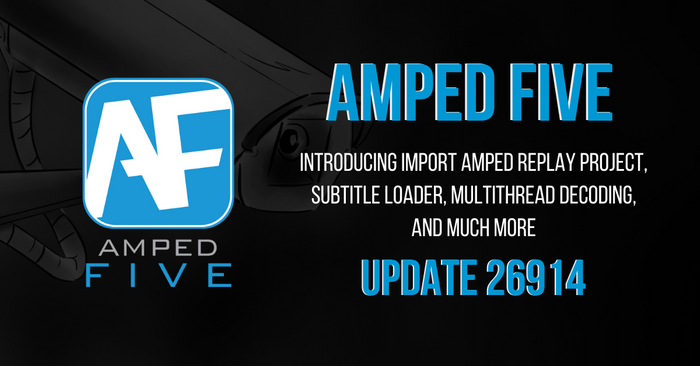 Integration of Amped Replay Projects into Amped FIVE