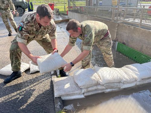 Soldiers put BlastSax alternative sandbags through their paces