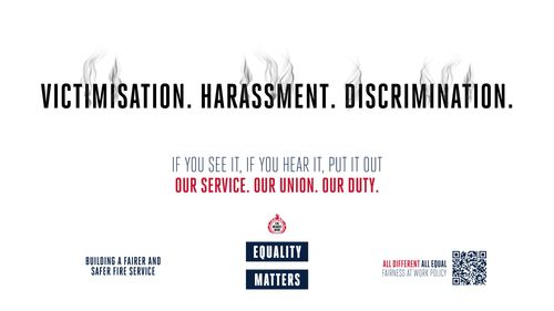 Firefighters’ union launches ‘Equality Matters’ drive