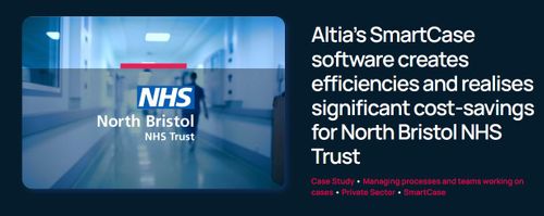 Altia’s SmartCase software creates efficiencies and realises significant cost-savings for North Bristol NHS Trust