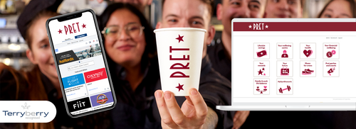 Pret A Manger go live with Terryberry’s bespoke Employee Benefits Platform and Wellbeing Hub
