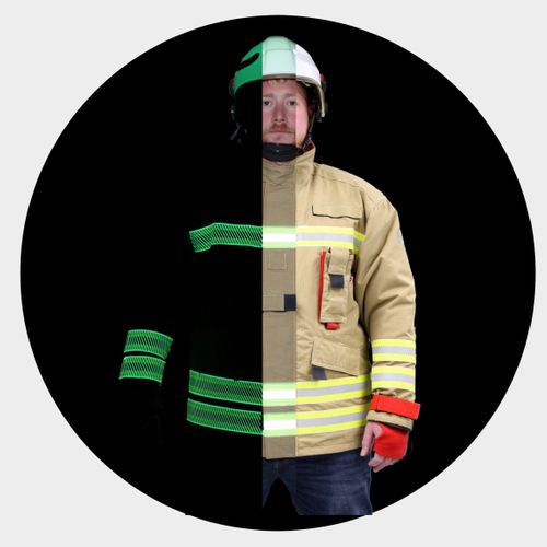 Optical Testing of VizLite DT for Firefighter Clothing