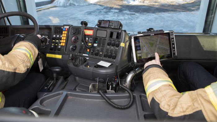Rugged tablet provides go-anywhere, real-time communications