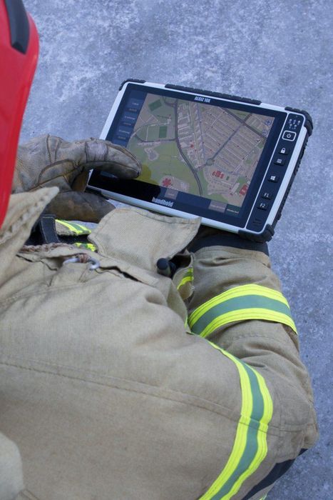 Rugged tablet provides go-anywhere, real-time communications