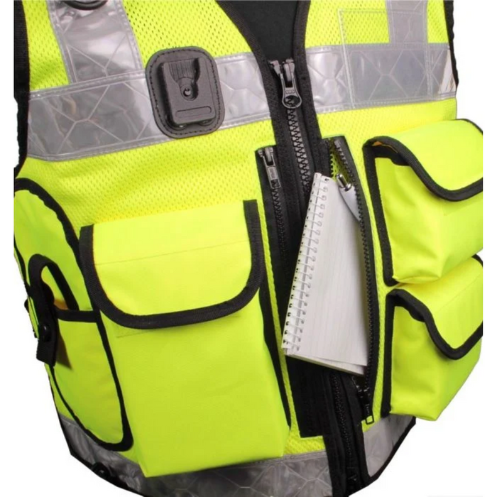 PROTEC One Size Fits All Yellow Security Vest