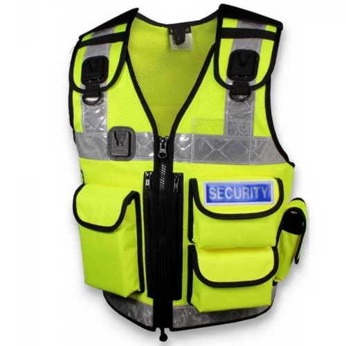 PROTEC One Size Fits All Yellow Security Vest