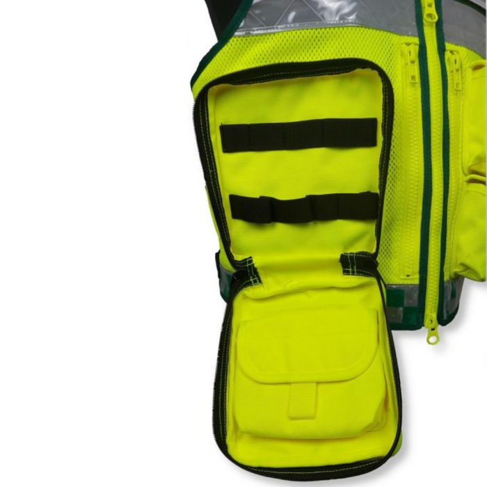 PROTEC High Vis & Green One Size Medic Vest