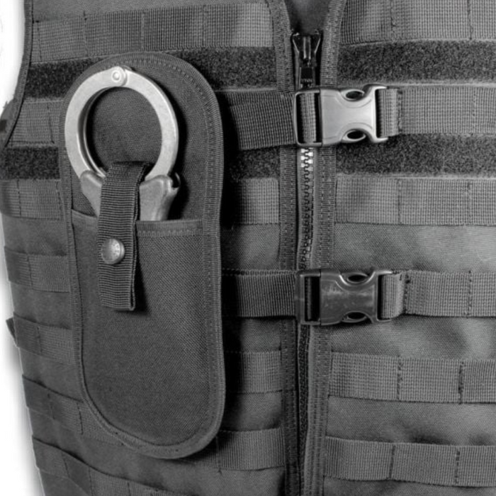 PROTEC Black MOLLE Modular Rigid Handcuff Pouch