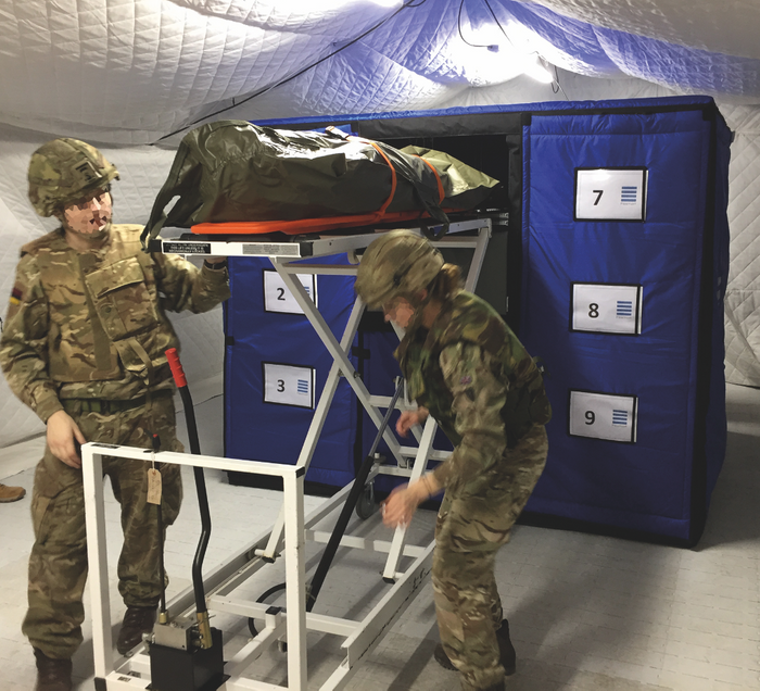 Flexmort Bariatric Pop Up Mortuary Storage