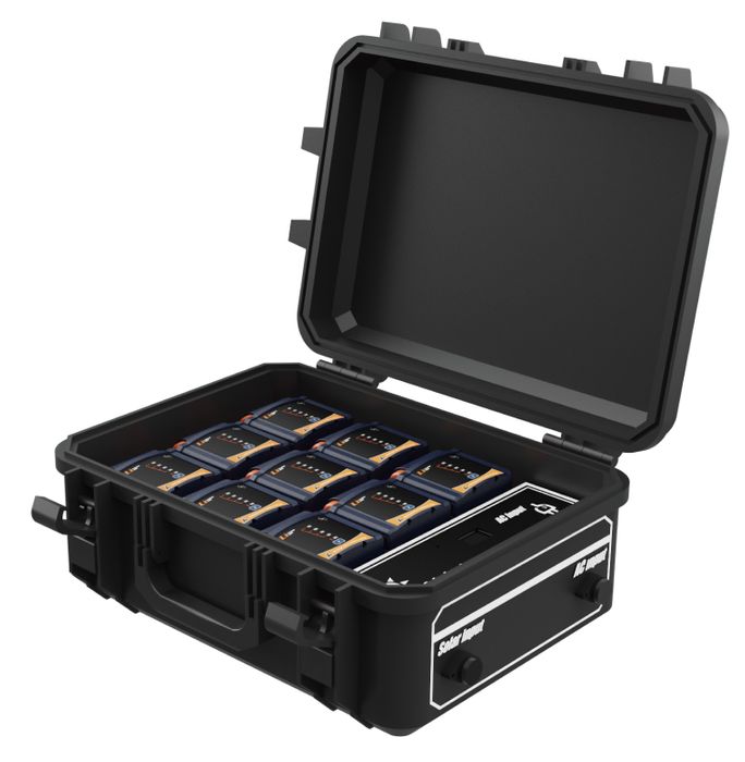 TKC-9-D24-100 | 9 Bay Battery Charging Case