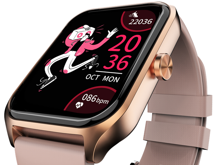 HiFuture - FutureFit Ultra 2 Pro - AMOLED Wireless Calling Bluetooth SmartWatch - Pink