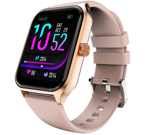 HiFuture - FutureFit Ultra 2 Pro - AMOLED Wireless Calling Bluetooth SmartWatch - Pink