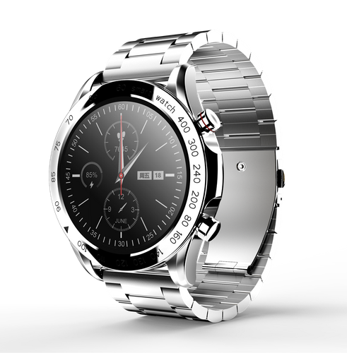 HiFuture - FutureGo Pro - Stainless Steel Bluetooth SmartWatch - Silver