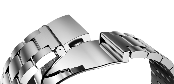 HiFuture - FutureGo Pro - Stainless Steel Bluetooth SmartWatch - Silver
