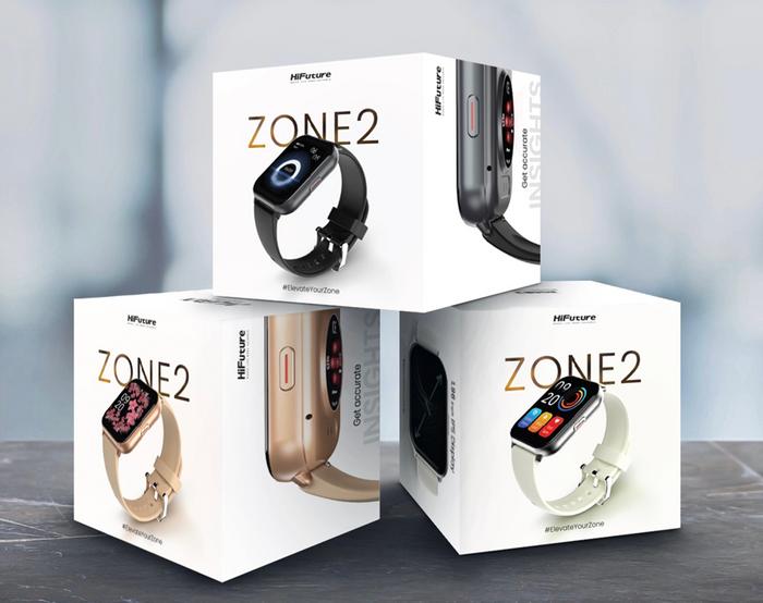 HiFuture - Zone 2 - Wireless Calling Bluetooth SmartWatch - Black