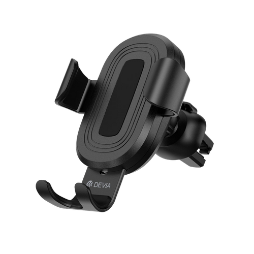 Devia - 10W Wireless Charging Gravity Sensor Air Vent Car Holder - Black