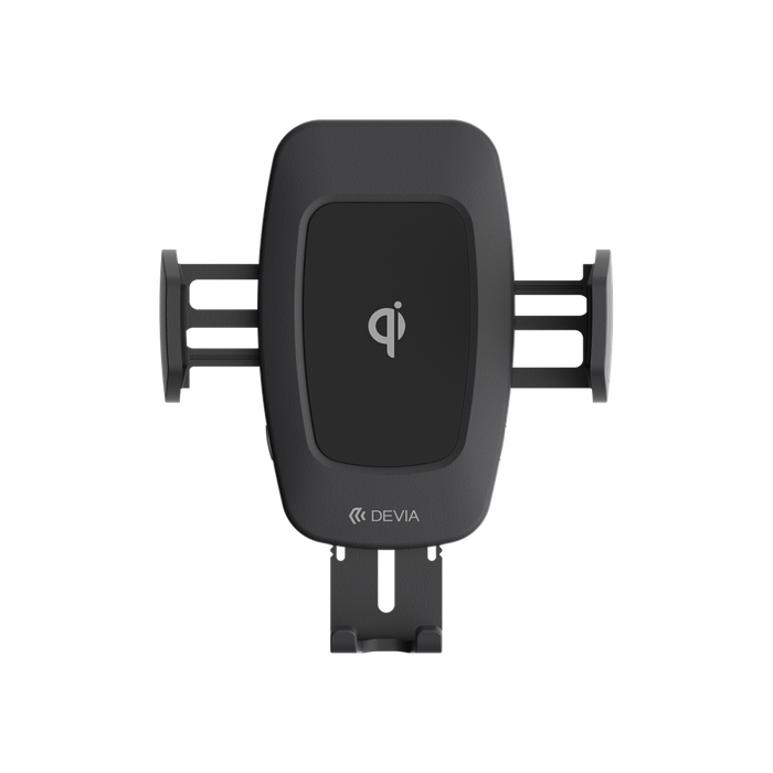 Devia - 10W Wireless Charging Infrared Sensor Air Vent Car Holder - Black