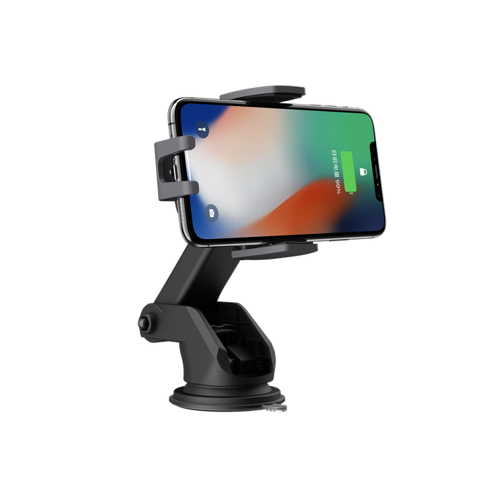 Devia - 10W Wireless Charging Infrared Sensor Air Vent Car Holder - Black