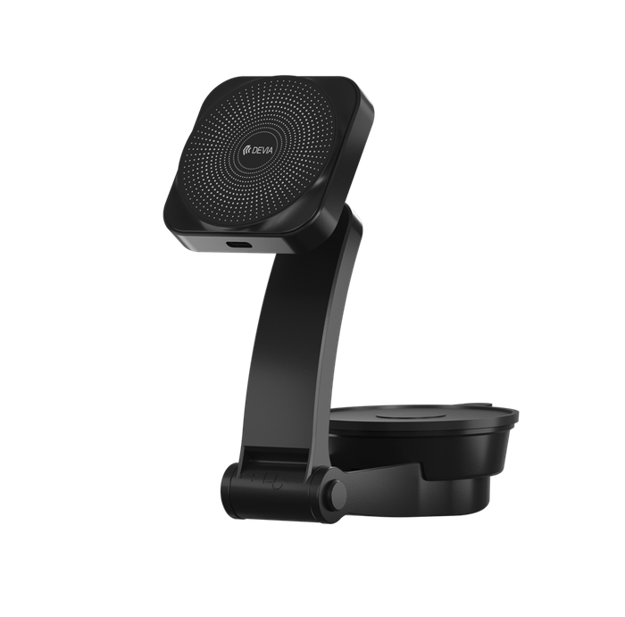 Devia - 15W Wireless Charging MagSafe Universal Car Holder - Black