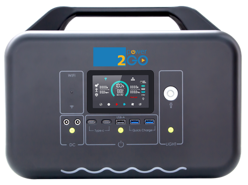 Power-2Go 1000 Portable Power Station / Solar Generator