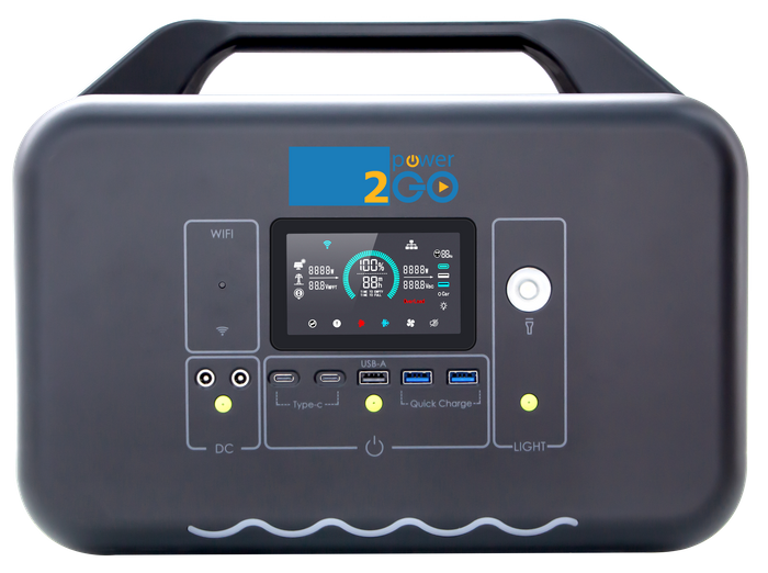 Power-2Go 1000 Portable Power Station / Solar Generator