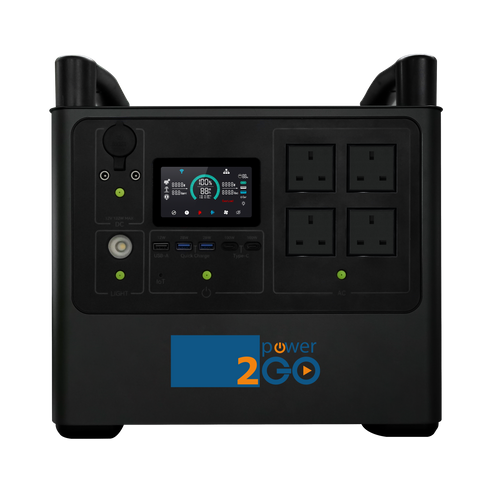 Power-2Go 2000Pro Portable Power Station / Solar Generator