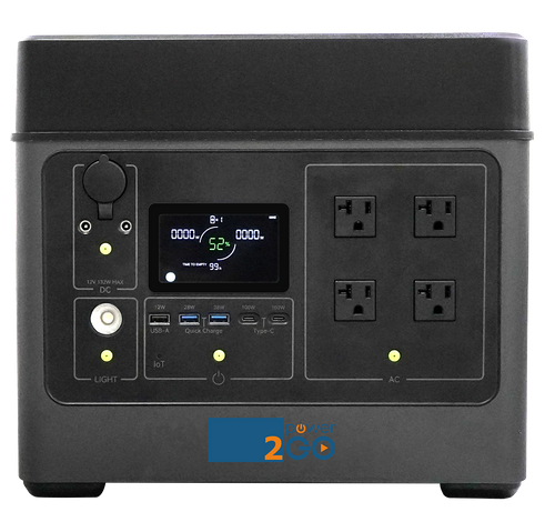 Power-2Go 3000 Portable Power Station / Solar Generator