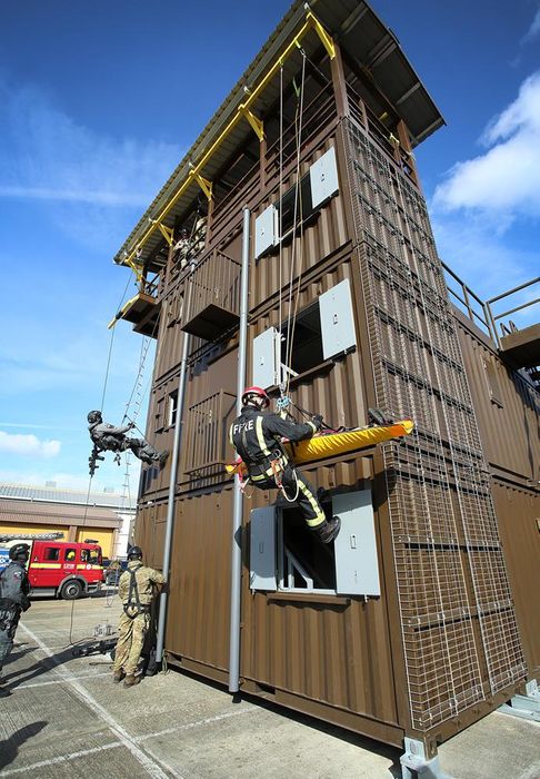 The only CUTAC training tower in the UK