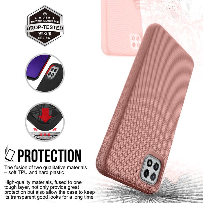 ProGrip for Galaxy A22 5G - Rose Gold