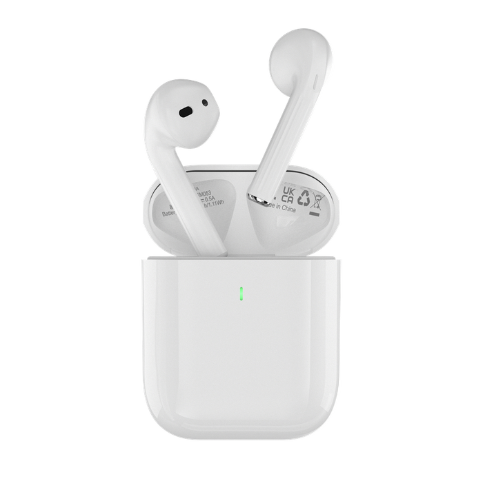 Devia - Airbuds - True Wireless Earbuds & Charging Case - White