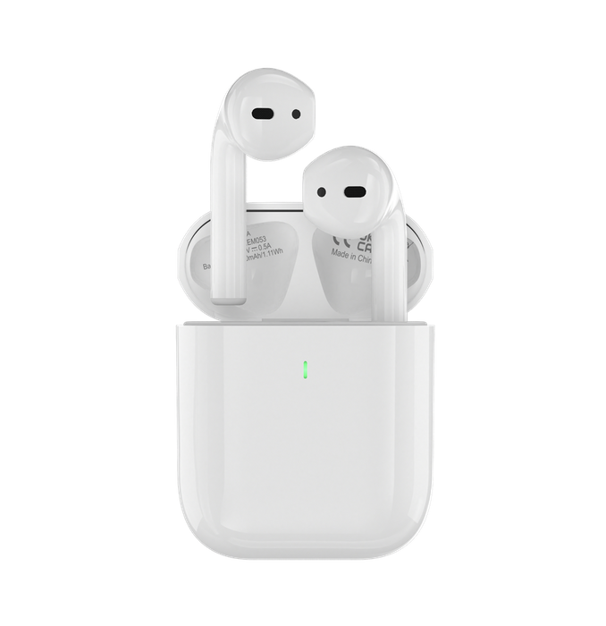 Devia - Airbuds - True Wireless Earbuds & Charging Case - White