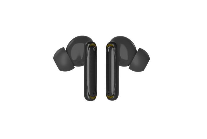 Devia - ANC-E1 - True Wireless Earbuds & Charging Case - Black