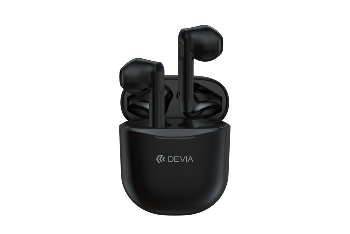 Devia - Joy A10 - True Wireless Earbuds & Charging Case - Black