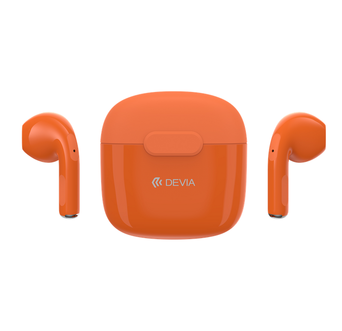 Devia - TWS-K1 - True Wireless Earbuds & Charging Case - Orange