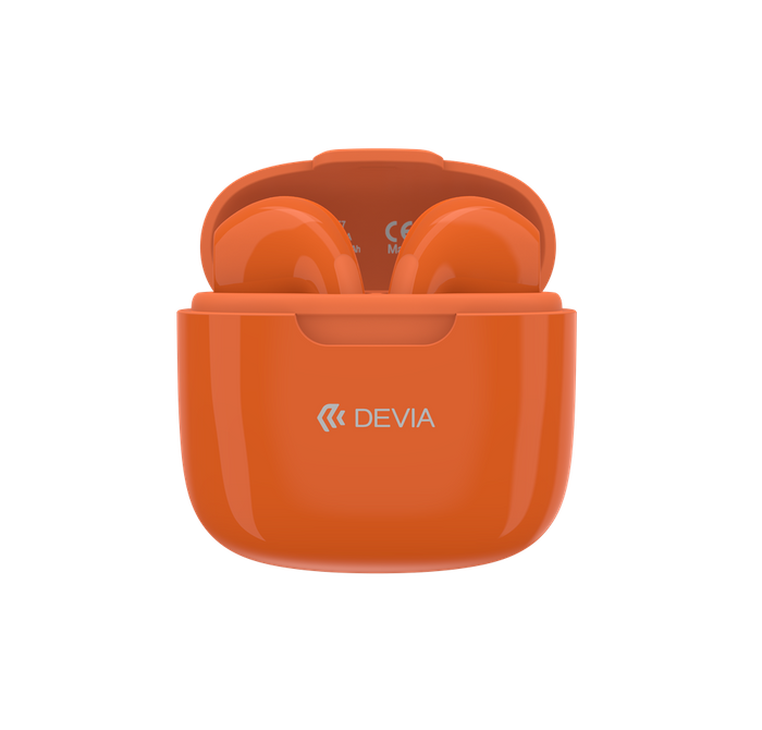 Devia - TWS-K1 - True Wireless Earbuds & Charging Case - Orange