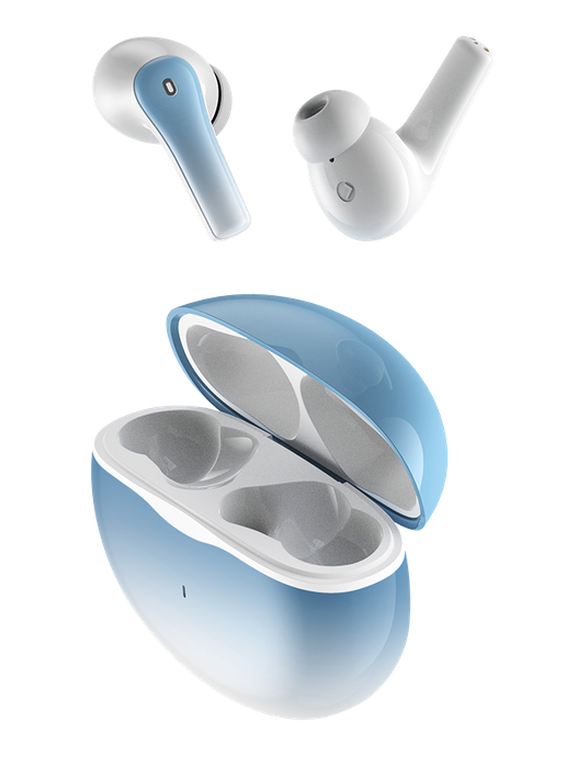 Devia - TWS-M4 - True Wireless Earbuds & Charging Case - Gradient Blue