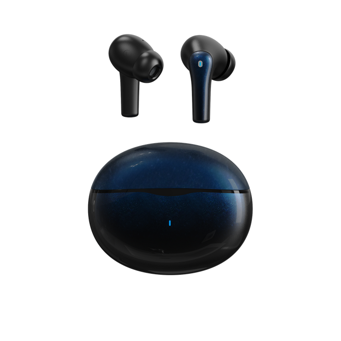 Devia - TWS-M4 - True Wireless Earbuds & Charging Case - Gradient Navy