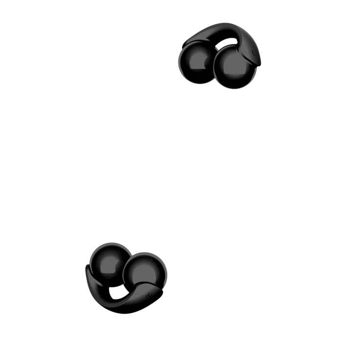 Devia - TWS-M5 - True Wireless Clip-On Earbuds & Charging Case - Black