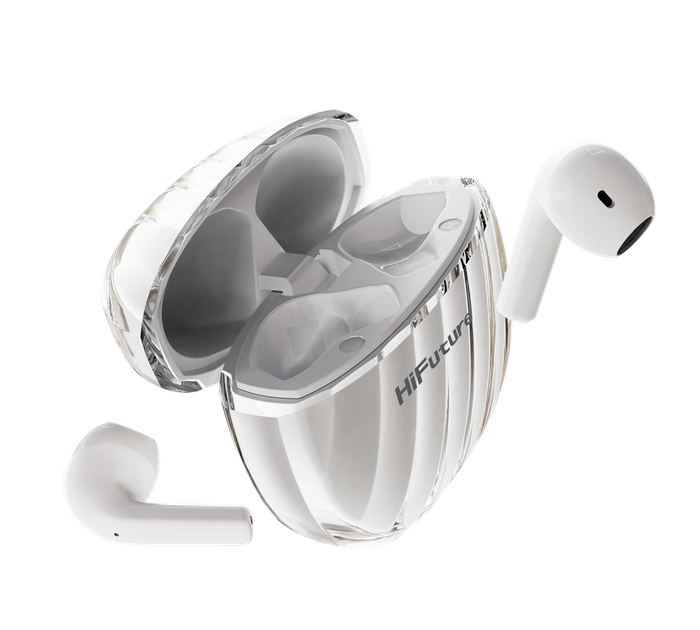 HiFuture - FlyBuds3 - True Wireless Earbuds & Charging Case - White