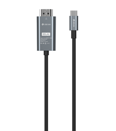 Devia - 2m 1080p HDMI to USB-C Cable - Black